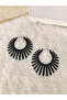 Women Radial Hoop Earrings - 4
