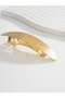 Women Golden Crescent Hair Clip