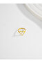 Women Gold Heart-Shaped Hollow Ring