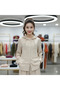 Versatile, slimming hooded cotton cardigan. - 3