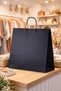 Elit Twisted Handle Kraft Bag Black Fsc Certified Paper Bag Boutique Gift Bag 45X15X50 cm 25Li - 2