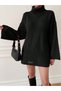 Women's Turtleneck Off-Shoulder Wide-Cut Knitwear Sweater Tuma8084 - 5