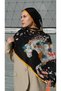 Luxury Voile Silk Shawl Hijab Foulard Scarf Shawl Horse Pattern 70 X 180 cm