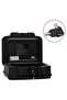 Safe Box Black 38x32.5x16.5 cm