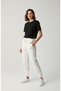Women's Single Bottom Cream Tracksuit