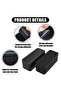 Vehicle Home Office Multi-Purpose Non-Slip Double-Sided Hook and Loop Tape Set of 16 23X70Mm Black - 6