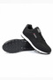 Women's Black and White Daily Lace-Up Casual Comfortable Sole Sneaker Comfortable Soft Walking Sports Shoes - 7