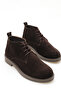 Corto Genuine Leather Brown Suede Women's Boots