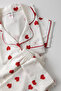 Short Sleeve Shirt Collar Women Pinterest Pajama Set - Transitional Women's Pajamas- Plus Size - 8