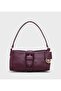 Textured Buckle Detail Shoulder Bag