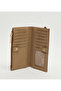 Textured Zippered Wallet - 5