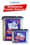 Powder Dishwasher Detergent Triple Effect Special Lid Box 1.6kg 80 Washes Granular Dishwashing Detergent - 7