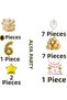 Party Gold Number Foil Balloon Star Balloon Birthday Set - 2