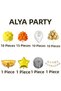 Party Special Design Vibrant Color Birthday Set Orange Themed - 3