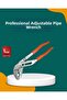 Steel Alloy Adjustable Parrot Pliers Insulated Handle