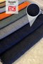 Navy Blue Chenille Textured Backdrop Curtain - Straight Seam - Extrafoam Drawstring - Comes with Tieback - 4