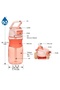 450ml Tritan Water Bottle with Straw Yellow-blue-orange Vgn030 - 7