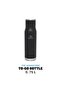 Stainless Steel Vacuum Adventure To-Go Thermos - 0.75 Lt - Black - 2