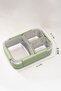 304 Steel 780 ml 3 Compartment Student Office Food Container Lunch Box Mt183Ys - 4
