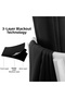 New Blackout Rustic Eyelet Blackout Satin Blackout Sunshade Blackout - 4