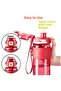 TKK 1000ml Tritan Sports Flask with Measuring Scale Suitable for Use with or without Strawberry - 6