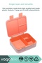 Bento 1000ml Lunchbox New Collection Single Layer 3 Compartments Abs Plastic Children's Lunch Box Food Container - 3