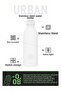 Urban Bottle Brushed Steel Stainless Steel Water Bottle 500 ml - 4