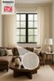 Natural Texture Linen Look Background Curtain – Extra-Firm Gathered, Rich Color Cartel Model, Simple and Stylish - 3