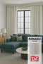 Natural Texture Linen Look Background Curtain – Extra-Firm Gathered, Rich Color Cartel Model, Simple and Stylish