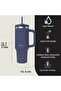 Thermos Cup with Handle - Tumbler - Stainless Steel - with Straw & Lid - 29 Hours Cold - 4