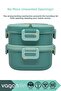 Bento 1650ml Lunchbox New Collection 2 Layer 3 Compartment Stainless Steel Lunch Box Food Container - 5