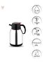 1.5 Lt Stainless Steel Thermos Black |   12S Hot 24S Cold Leak-Proof - 2