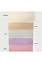 Fon Perde Customized Size Linen Look Pleatless Living Room Hotel Living Room Children's Room Single Wing Cream - 4