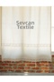 Buldan İşi 100% Cotton Monika Authentic Sunshade Curtain with Lace on the Sides and Ends