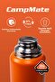 Campmate 1.5 L Stainless Steel Thermos Orange Ckr2085 - 3