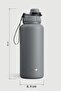 1 Hand Leak-Proof Steel Thermos 1000 ml Gray St-214 - 6