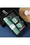 Premium Life Thermos Mug Set 3-Piece Boxed Leakproof Sports Camping Picnic Flask Set for Office Travel - 3