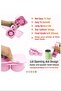 Stanly Quencher Compatible Star Shaped 3-Compartment Silicone Cylinder Ice Mold - 4