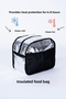 7 Lt Mila Food Carrying Bag Thermal Insulated Thermal Bag Lunch Bag Camping Cream - 5