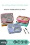 Bento 950ml Lunchbox New Collection Single Storey 4 Compartment Steel Lunch Box - 5