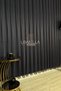 Pure Elegans Dark Anthracite Color (1X2.5 Pile Stitched) Original Heavy Gramage Tulle Curtain - 4