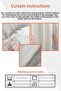 Bear Sleeping on the Moon Pattern Velvet Baby and Children's Room Background Curtain - White - 2