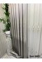 SUN FT632121 GRAY V-5401 1/3 BLANK PLEATED PHONE CURTAIN APM - 7
