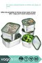 1000ml Lunchbox New Collection Single Deck 5 Compartment Steel Lunch Box Food Box - 3
