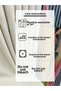 Natural Linen Cream Background Curtain Single Panel (Without Batteries) Straight Installation 1108 - 6