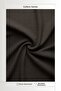 Linen Series Dark Brown Close Pleat (1x3) Single Wing Background Curtain - 3