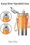 TKK 500 ML Steel Thermos Dual Use with Straw/Comfortable Drinking -12/24 Hot-Cold- Insulation2022500ML - 3