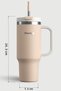 2 Moods Tuck-In Tumbler Leakproof Steel Thermos 900 ml Bisque St-239 - 8