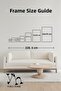 3-Piece Wooden Framed Painting Set, Spaghetti Design Kitchen Painting Wall Decor - 8