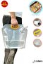2 Pieces 5 Liter Foldable Water Bag - Water Bag Picnic Bag Pulses Container Camping Jug